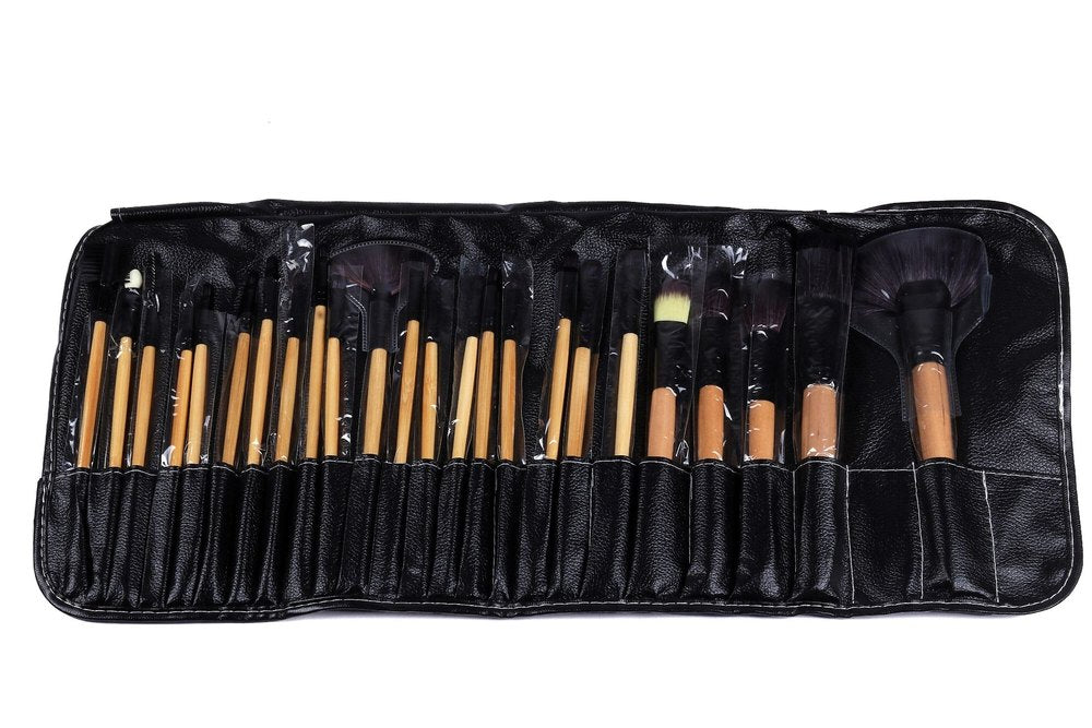 Pencil Wooden 24 PCS Dairy Makeup Brushes Set Pencil Wooden 24 PCS Dairy Makeup Brushes Set