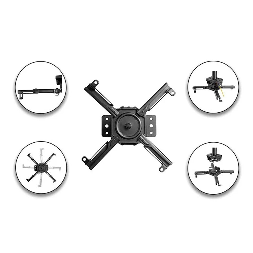 Solid Ceiling Projector Bracket - SH 07PB - Weight Capacity 45kg Solid Ceiling Projector Bracket - SH 07PB - Weight Capacity 45kg