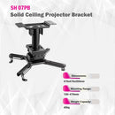 Solid Ceiling Projector Bracket - SH 07PB - Weight Capacity 45kg - TUZZUT Qatar Online Shopping