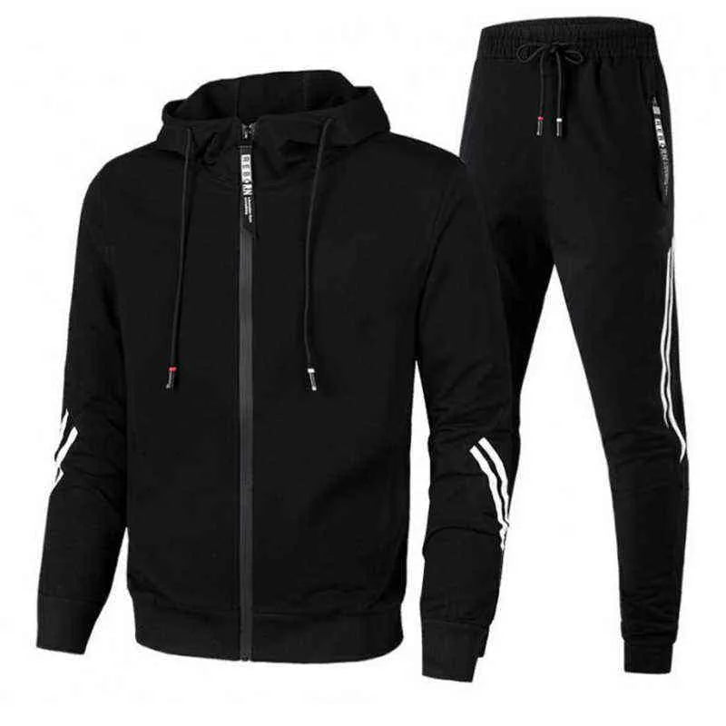 Autmn Men's Clothing Hoodies Pants Tracksuit P8954785 - TUZZUT Qatar Online Shopping