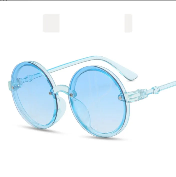 Ocean Slice Dollar Lens Children Sun Glasses 1300297