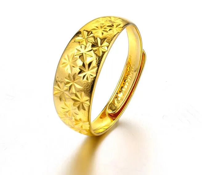 Adjustable Star Gold Ring DN2066 - TUZZUT Qatar Online Shopping