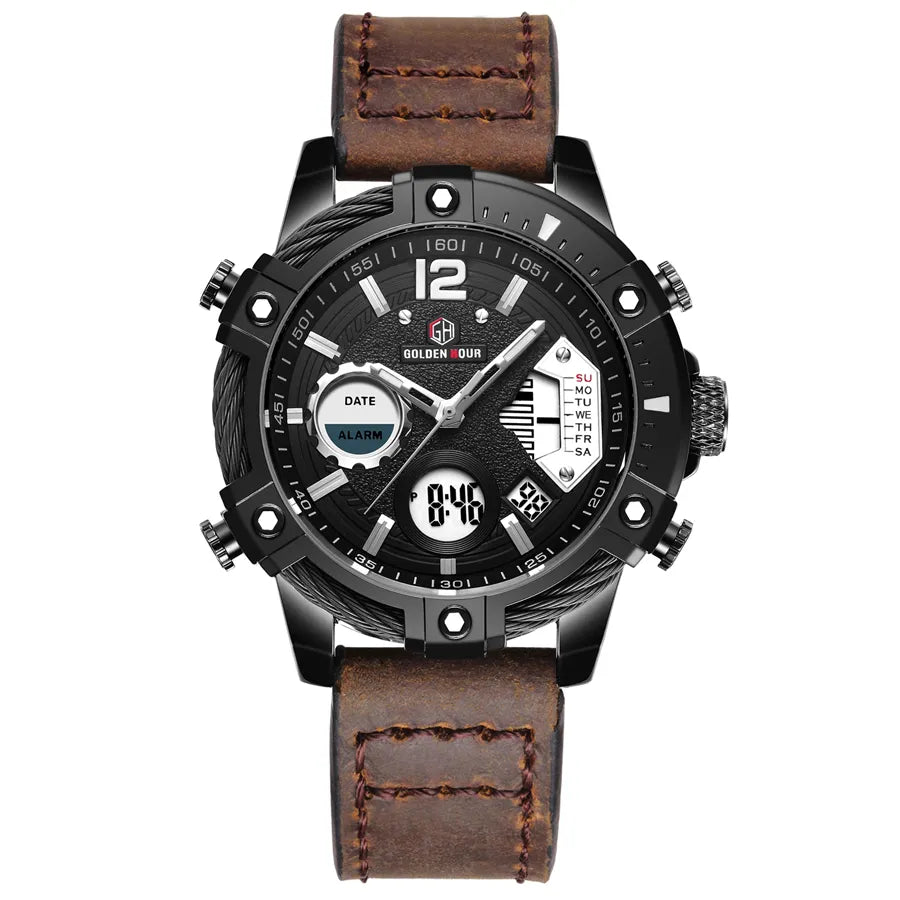 Sport Military Mens Quartz Watch 9655