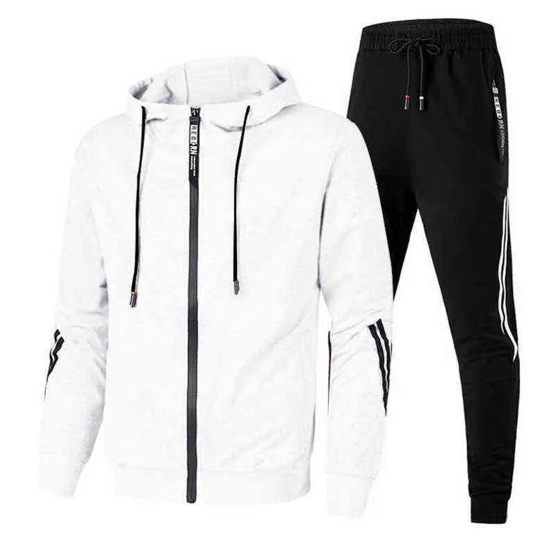 Autmn Men's Clothing Hoodies Pants Tracksuit P8954785 - TUZZUT Qatar Online Shopping