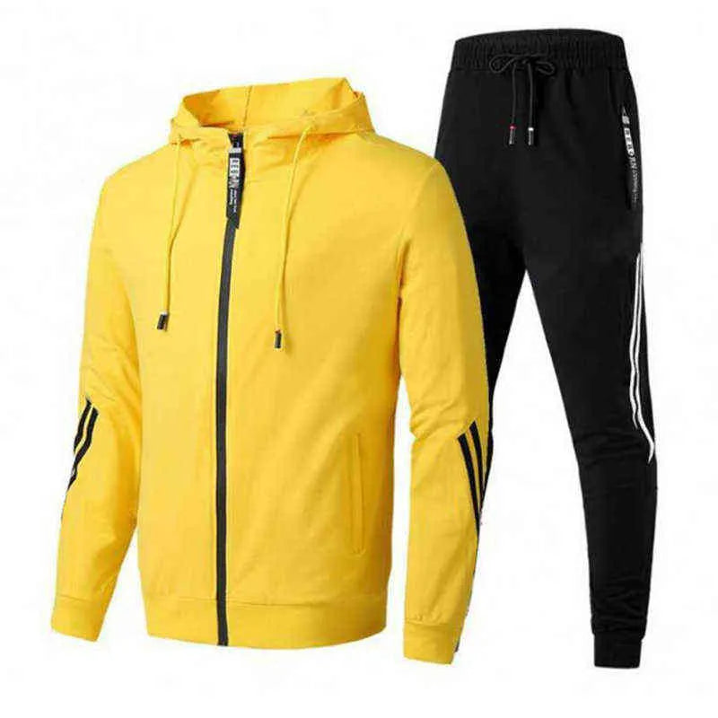 Autmn Men's Clothing Hoodies Pants Tracksuit P8954785 - TUZZUT Qatar Online Shopping