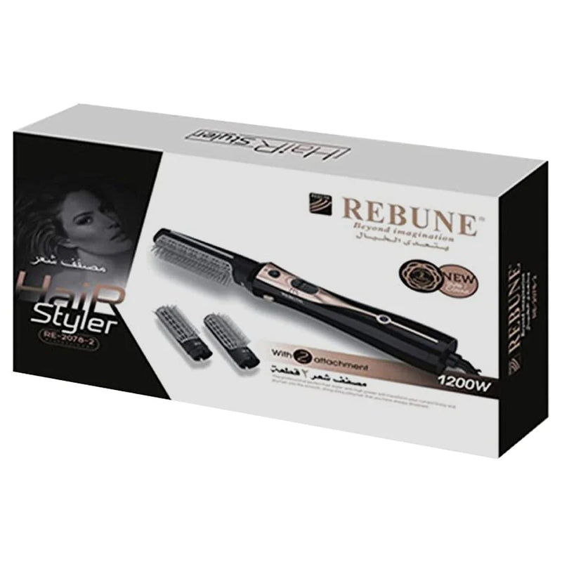 Rebume Hair Slyler With 2 Attachment 1200W RE-2078-2 X4549547 - Tuzzut.com Qatar Online Shopping