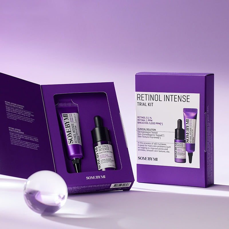 Some By Mi Retinol Intense Trial Kit - (Retinol Intense Serum-10 ml + Retinol Intense Eye Cream-10 ml) Some By Mi Retinol Intense Trial Kit - (Retinol Intense Serum-10 ml + Retinol Intense Eye Cream-10 ml)