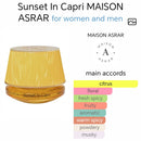 Maison Asrar SUNSET IN CAPRI - EDP 90ml Unisex Perfume | Inspired by Symphony Louis Vuitton - TUZZUT Qatar Online Shopping