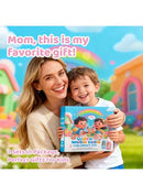 2-Pcs Kids Video Walkie Talkies with Camera & LCD Screen – Rechargeable, No WiFi/SIM, Long-Range Intercom Toy (Blue & Pink) - TUZZUT Qatar Online Shopping