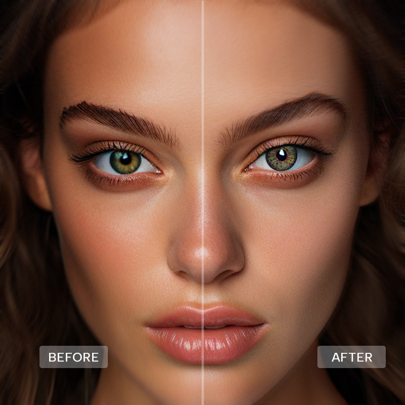 Unibling Flirting Grey Contact Lenses for Eyes (1 Pair) - TUZZUT Qatar Online Shopping