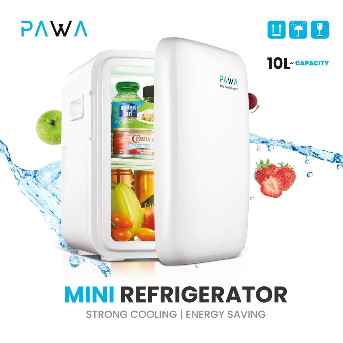 PAWA 10L Mini Refrigerator / Energy Saving with Dual Cooling and Heating Functions PAWA 10L Mini Refrigerator / Energy Saving with Dual Cooling and Heating Functions