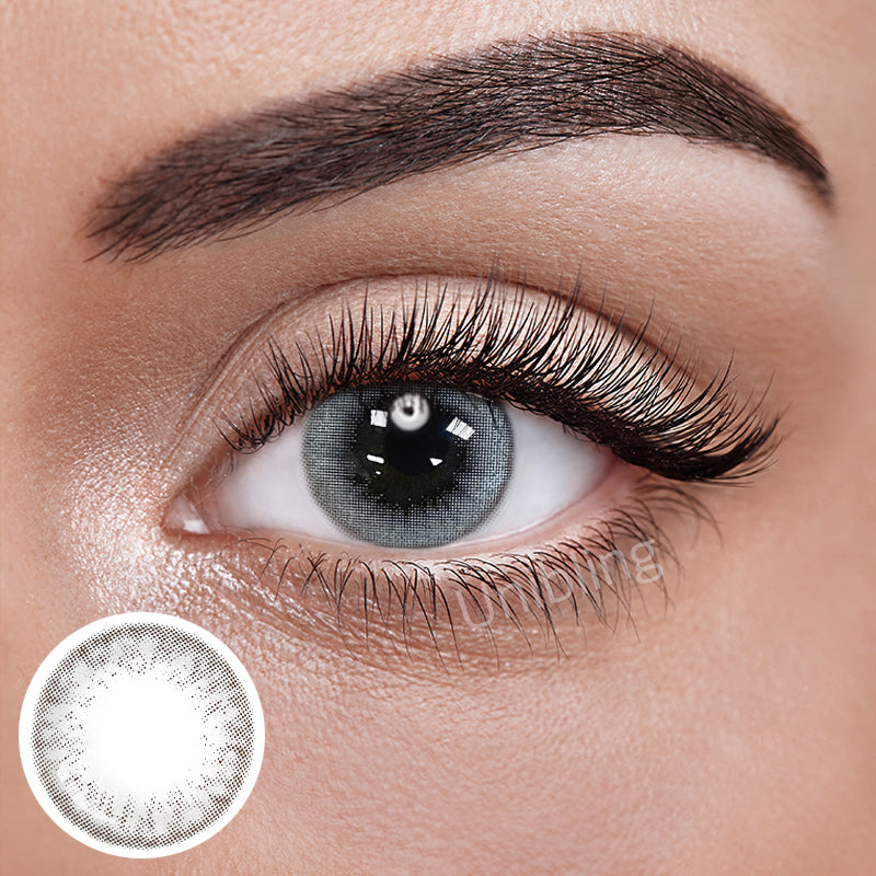 Unibling Glade Gray Contact Lenses for Eyes (1 Pair)