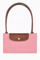 Long Handle Le Pliage Tote Bag Women's Handbag in Canvas (Large) Pink L1899619P64 - TUZZUT Qatar Online Shopping