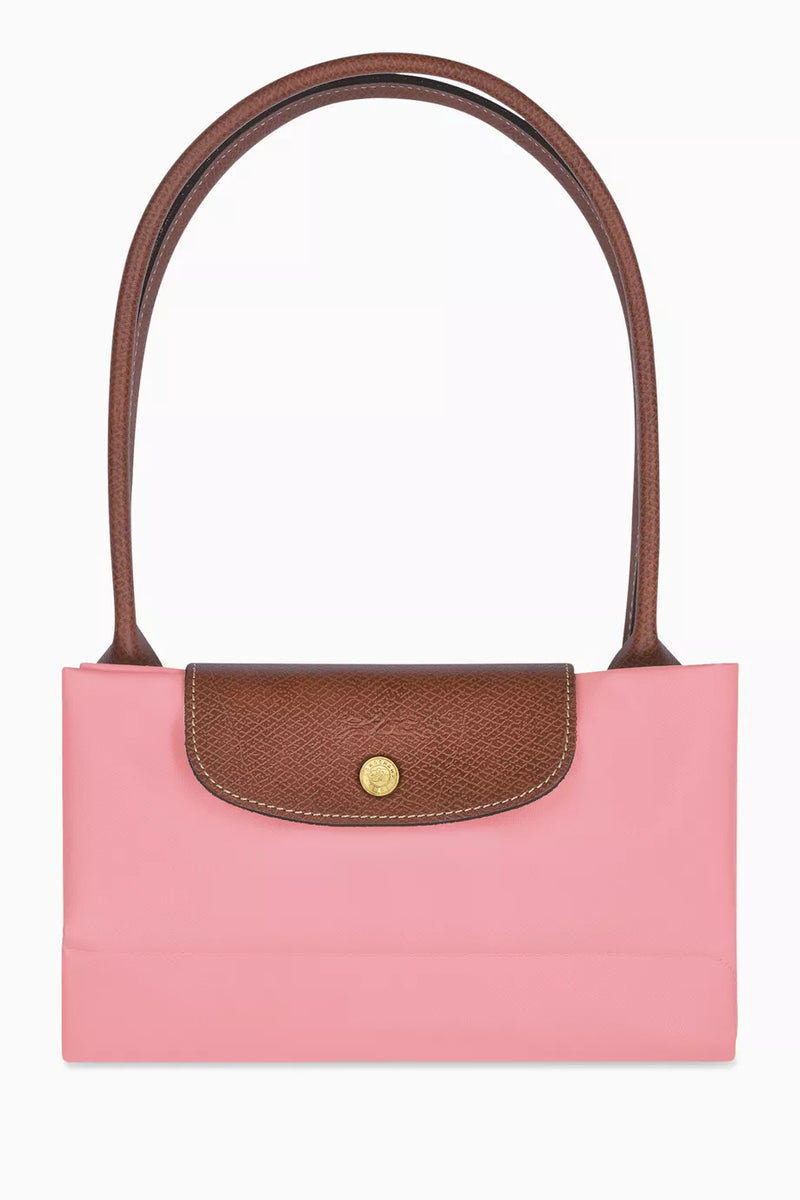 Long Handle Le Pliage Tote Bag Women's Handbag in Canvas (Large) Pink L1899619P64 - TUZZUT Qatar Online Shopping