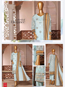 Ayzal 3 PIECE - DIGITAL PRINTED CHIKANKARI LAWN Suit - CL350 - TUZZUT Qatar Online Shopping