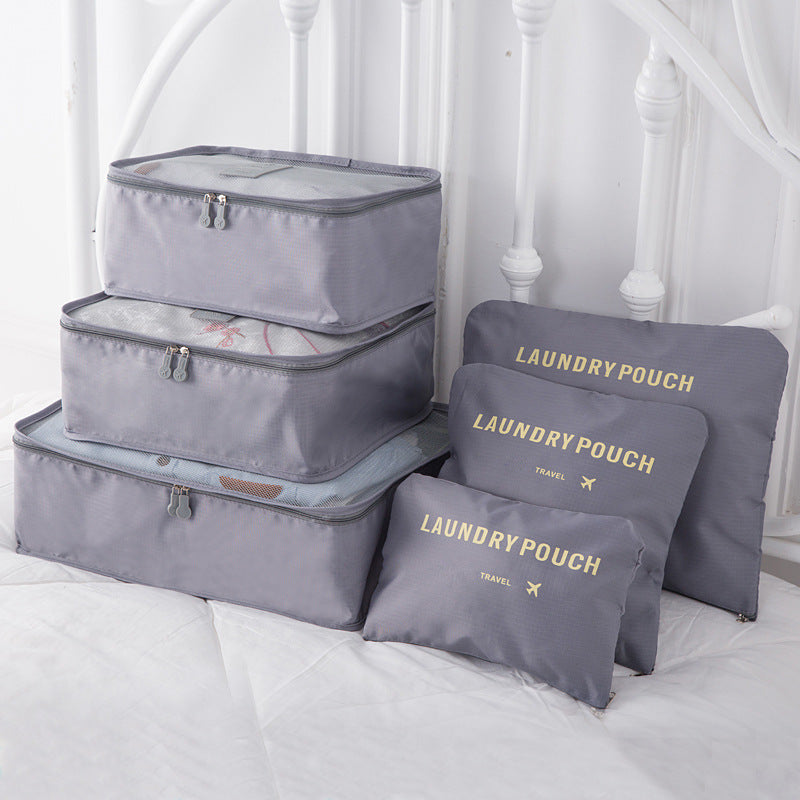 6 Pcs Travel Storage Bags Multi-functional Clothing Sorting Packages B-102 6 Pcs Travel Storage Bags Multi-functional Clothing Sorting Packages B-102