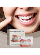 Full Denture Set with Silicone Reline Kit – Upper & Lower Dentures with Gutta-Percha for Men & Women (1 Pair) - TUZZUT Qatar Online Shopping