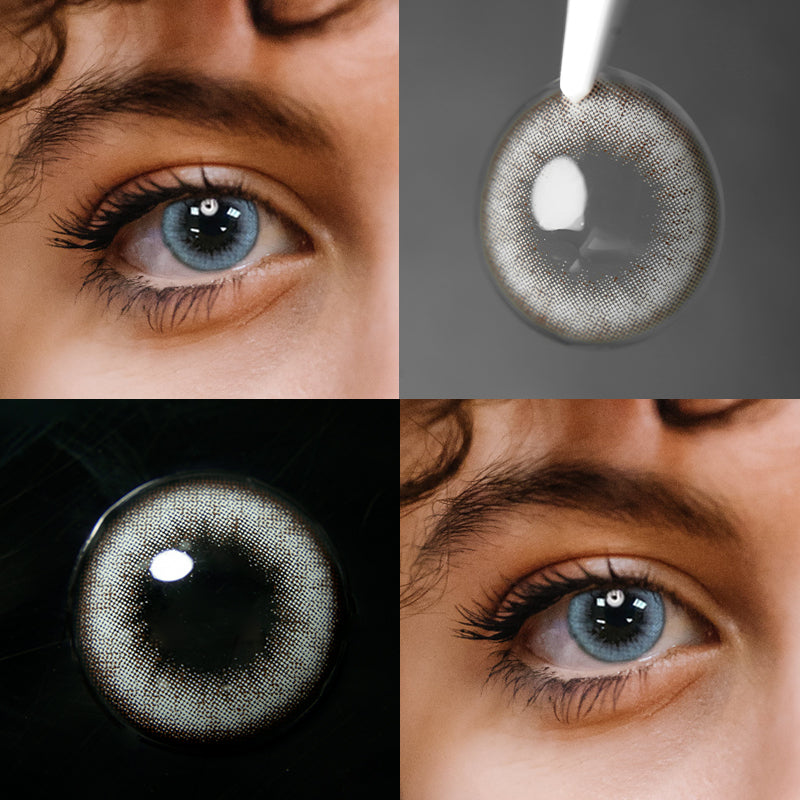 Unibling Glade Gray Contact Lenses for Eyes (1 Pair) Unibling Glade Gray Contact Lenses for Eyes (1 Pair)