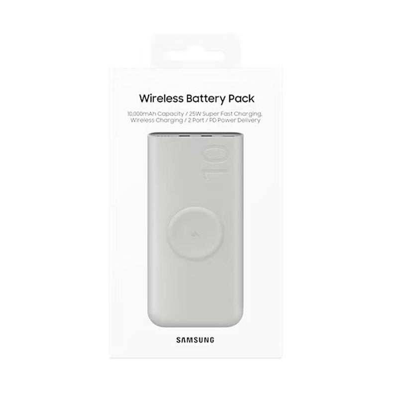 Samsung 10000mAh Wireless Power Bank | 25W | USB-C | Wireless Charging - 	EB-U2510 - TUZZUT Qatar Online Shopping