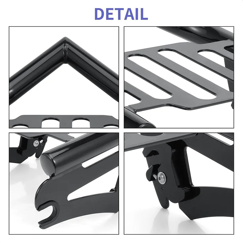 Motorcycle Detachable Rear Luggage Rack Bracket Kit for Harley Davidson Touring Street Glide Road King Road Glide Electra Glide 2009-2024 - TUZZUT Qatar Online Shopping