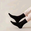 2 Pairs Cotton Mid Cut Casual Crew Socks S564 - TUZZUT Qatar Online Shopping