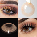 Unibling Polar Light Brown Contact Lenses for Eyes (1 Pair) - TUZZUT Qatar Online Shopping