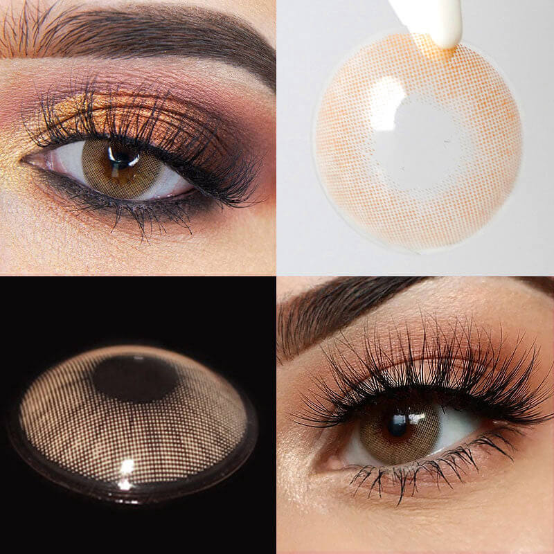 Unibling Polar Light Brown Contact Lenses for Eyes (1 Pair) Unibling Polar Light Brown Contact Lenses for Eyes (1 Pair)