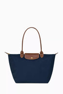Long Handle Le Pliage Tote Bag Women's Handbag in Canvas Navy Blue L1899619556 - TUZZUT Qatar Online Shopping