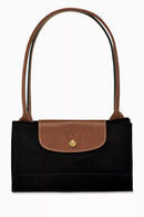Long Handle Le Pliage Tote Bag Women's Handbag in Canvas Black L1899619001 - TUZZUT Qatar Online Shopping