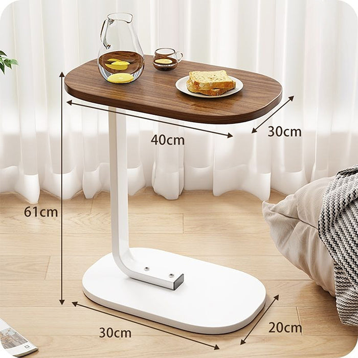 Portable Mini C-Shaped Bedroom Tea Table - TUZZUT Qatar Online Shopping