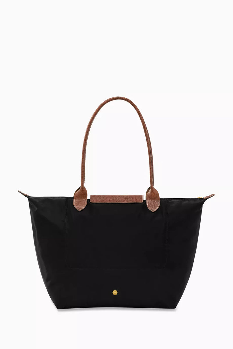 Long Handle Le Pliage Tote Bag Women's Handbag in Canvas Black L1899619001 - TUZZUT Qatar Online Shopping