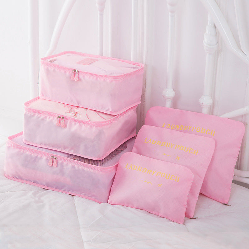 6 Pcs Travel Storage Bags Multi-functional Clothing Sorting Packages B-102 6 Pcs Travel Storage Bags Multi-functional Clothing Sorting Packages B-102