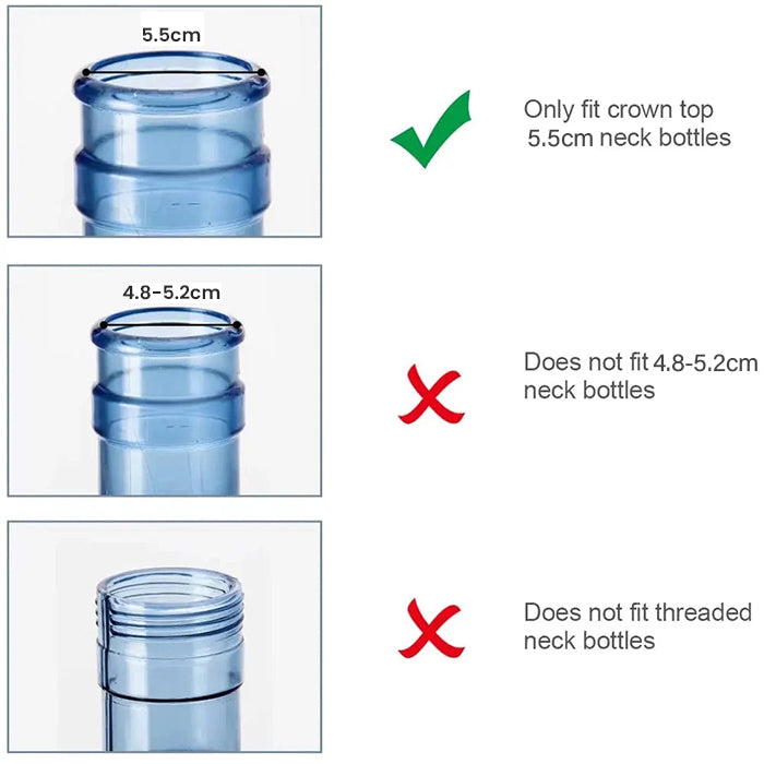 Portable Stainless Steel Water Bottle Jug Dispenser Stand - TUZZUT Qatar Online Shopping