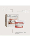 Full Denture Set with Silicone Reline Kit – Upper & Lower Dentures with Gutta-Percha for Men & Women (1 Pair) - TUZZUT Qatar Online Shopping