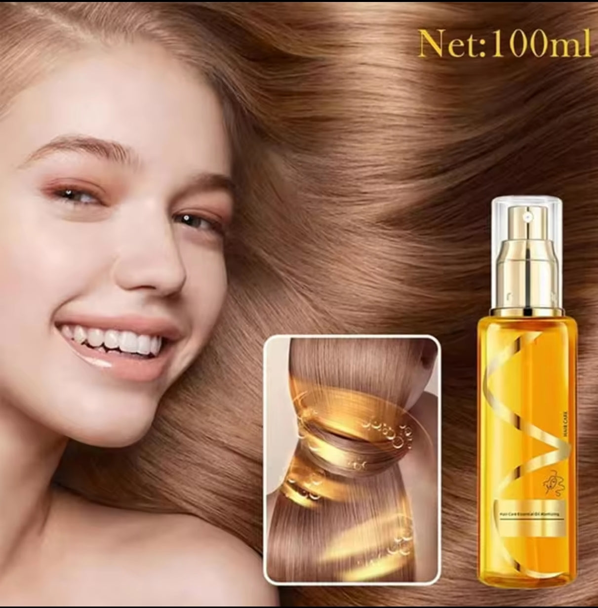 Hanboli Repairing Hair Essence Oil Spray 100ml - 8050 Hanboli Repairing Hair Essence Oil Spray 100ml - 8050