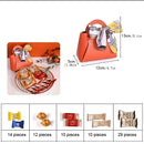10 pcs Creative Leather Gifts Box with Ribbon Handbag Shape Candy Bag for Wedding Birthday Party - TUZZUT Qatar Online Shopping