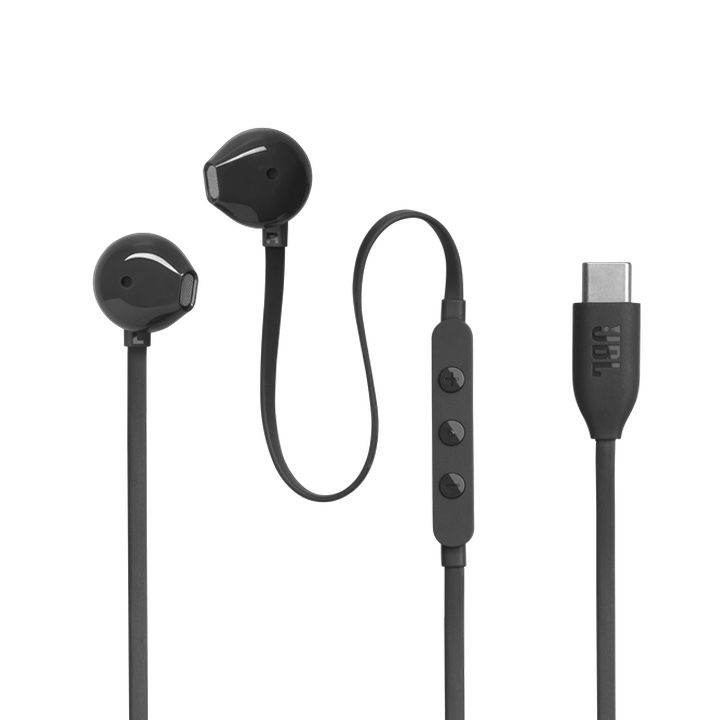 JBL Tune 305C USB-C Wired Hi-Res In-Ear Headphones - Black - TUZZUT Qatar Online Shopping