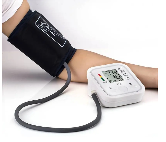 Automatic Upper Arm Blood Pressure Monitor With LCD Digital Display