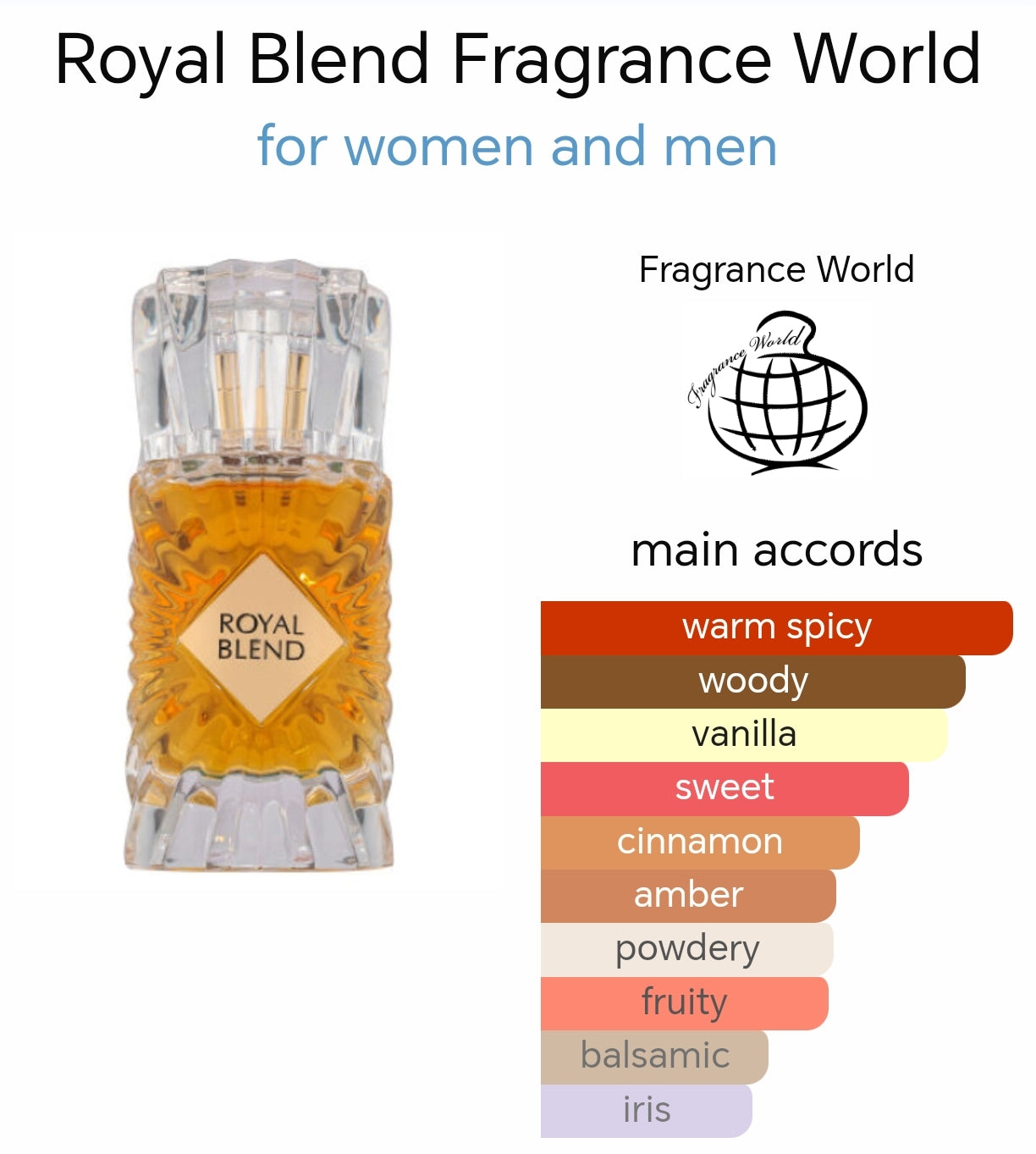 French Avenue Royal Blend Extrait De Parfum EDP 100ml French Avenue Royal Blend Extrait De Parfum EDP 100ml