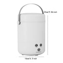 Portable Mini Washing Machine with Timer, One-Button Control, Low Noise & Energy-Saving Design for Travel 3.8L (Underwear & Socks) - TUZZUT Qatar Online Shopping