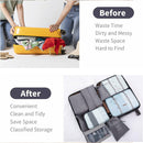 10 Pcs Set Travel Packing Luggage Organizer Bags - TUZZUT Qatar Online Shopping