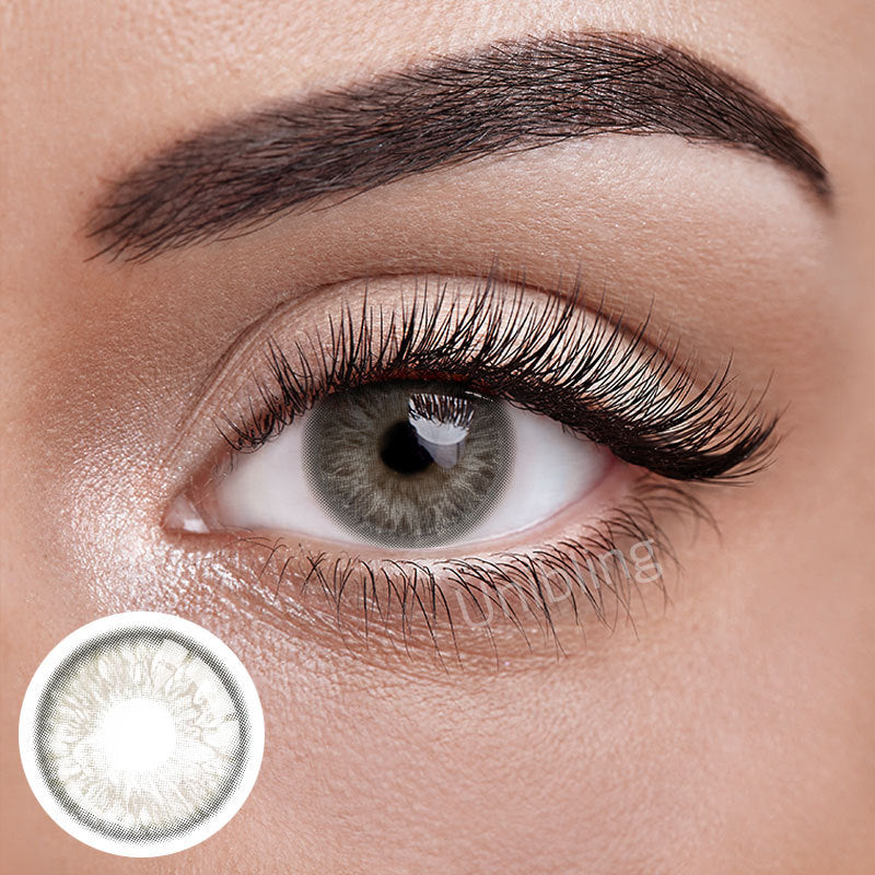 Unibling Flirting Grey Contact Lenses for Eyes (1 Pair) Unibling Flirting Grey Contact Lenses for Eyes (1 Pair)