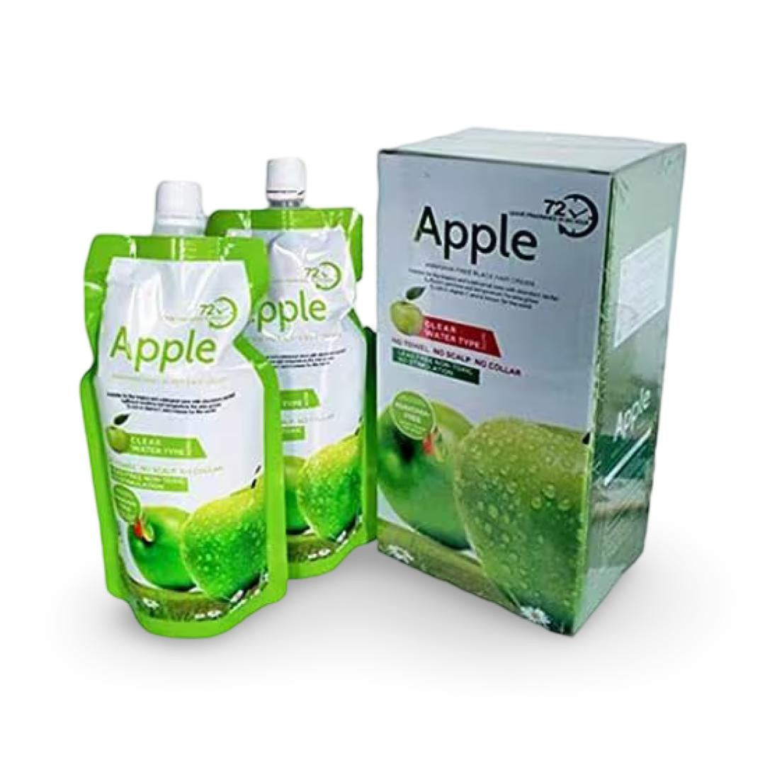 Apple 72 Natural Black Hair Dye Ammonnia Free Hair Colour Cream (500ml* 2) Pack Apple 72 Natural Black Hair Dye Ammonnia Free Hair Colour Cream (500ml* 2) Pack