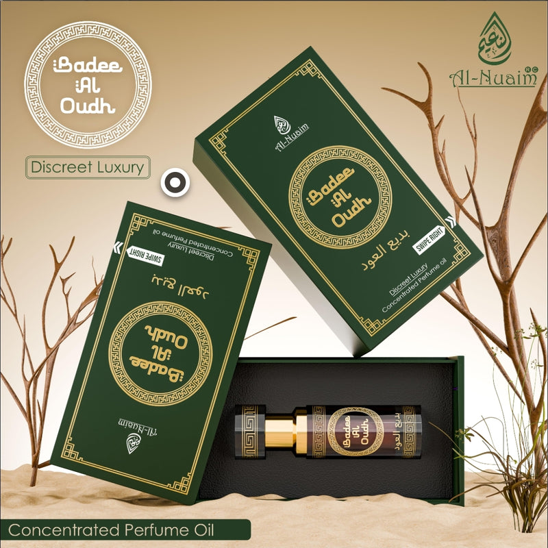 Al-Nuaim Badee-Al-Oudh Discreet Luxury Attar/Perfume Oil - 6ML | Premium Extra Long Lasting - TUZZUT Qatar Online Shopping