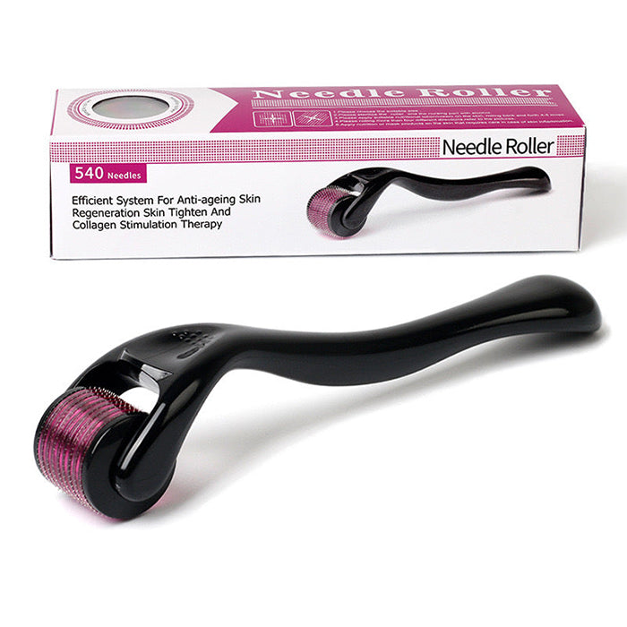 Derma Roller with 540 Stainless Alloy Needles - TUZZUT Qatar Online Shopping