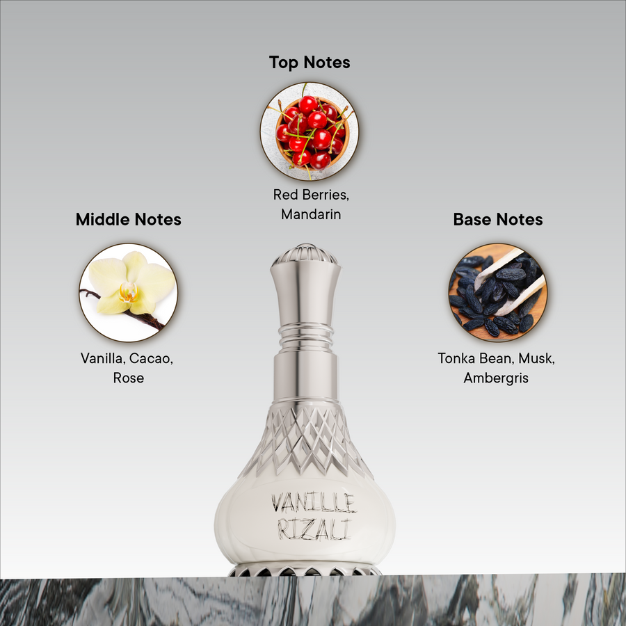 Al Nuaim Vanille Rizali 9.9ML Attar Roll-On Perfume Al Nuaim Vanille Rizali 9.9ML Attar Roll-On Perfume