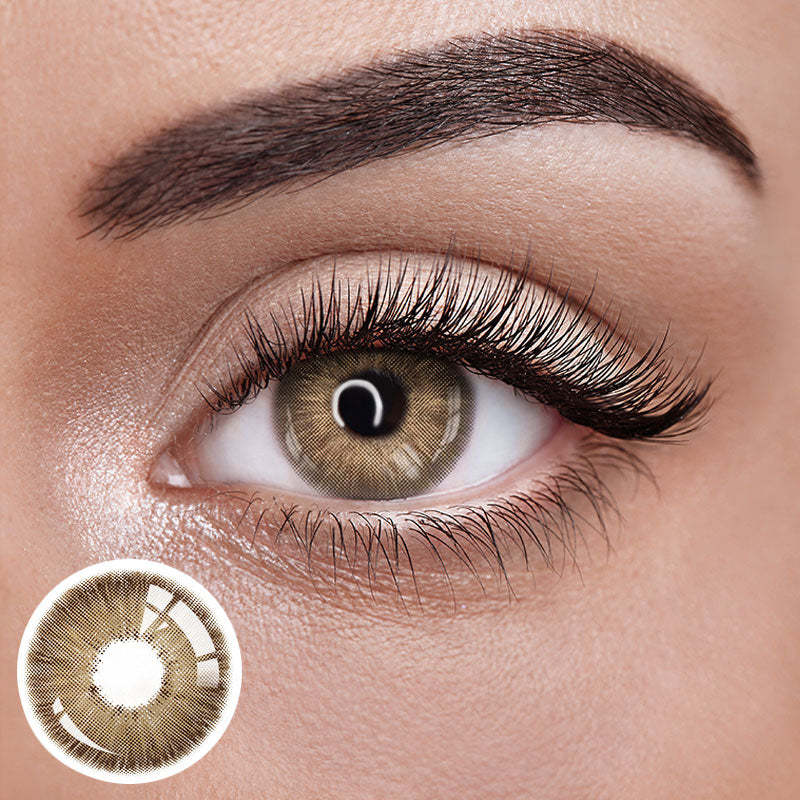 Unibling Jupiter Brown Contact Lenses for Eyes (1 Pair) Unibling Jupiter Brown Contact Lenses for Eyes (1 Pair)