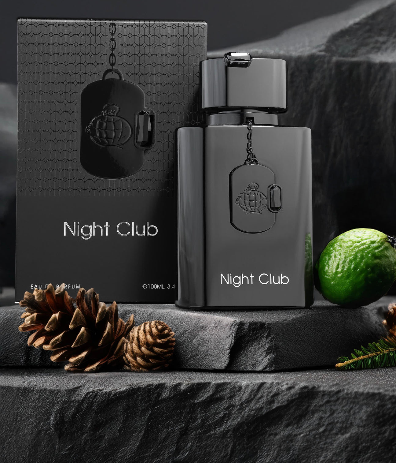 Night Club 100ml EDP by Fragrance World Inspired by Creed Aventus Night Club 100ml EDP by Fragrance World Inspired by Creed Aventus