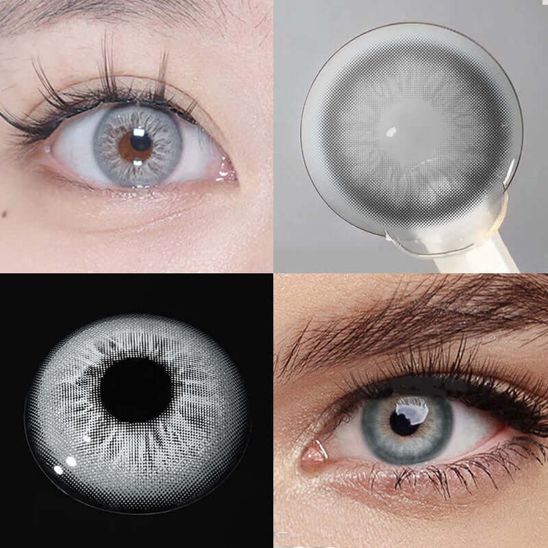 Unibling Glacier Grey Contact Lenses for Eyes (1 Pair) Unibling Glacier Grey Contact Lenses for Eyes (1 Pair)