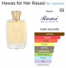 Rasasi Hawas for Her EDP Perfume 100ml - TUZZUT Qatar Online Shopping